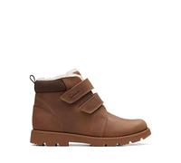 Clarks Baby Boys Heath Snug K Combat boot, Tan, 8.5 UK Child