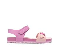 Clarks Bali Heat Kid Pink Combination Flat Sandals, Two Part Sandals | Size: 13-Wide Fit Clarks Pink 13-Wide Fit