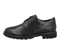 Clarks Batcombe Tie Mens Black Leather, 10