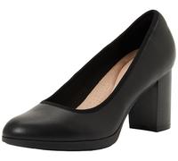 Clarks Women's Bayla Carly, Black Leather, 4 UK