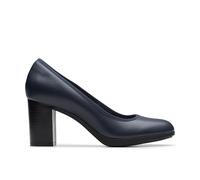 Clarks Bayla Carly Womens Navy Leather, 5.5