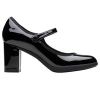 Clarks Women's Bayla Lily, Black Pat, 5 UK