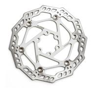 Clarks Bicycle Cycle Bike CFR-09FS Floating Rotor Silver - 180 MM