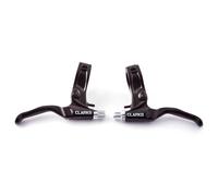 Clarks Bicycle Cycle Brake Levers Alloy Pair For Thumb And Twist Shift Black