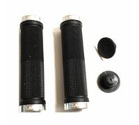 Clarks Bicycle Lock-on Grip Clarks Vice Black / Silver Anodized Rings