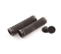 Clarks Vice Lock-On Handlebar Grip Black with Black Anodised End, Black