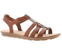 Clarks Blake Jewel Womens Flat Sandals Tan, Brown, 4