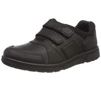 Clarks Blake Street men Low-Top Sneakers, Black (Black Leather), 8 child UK (25.5 EU)
