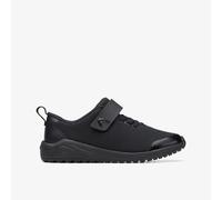 Clarks Boys Aeon Pace Kid Black Riptape,School Shoes Textile Sports