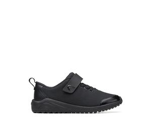 Clarks Boy's Aeon Pace O Sneaker, Black, 8 UK Child