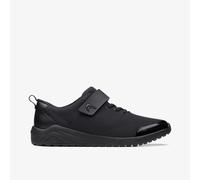 Clarks Boys Aeon Pace Y Black Shoes - Size UK 7