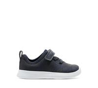 Clarks Ath Flux T Navy Kids Toddler Boys Trainers 4126-97G in a Plain Textile in Size 9.5