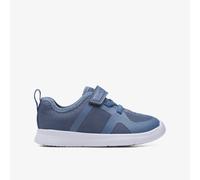 Clarks Boys Ath Flux Toddler Light Blue Trainers