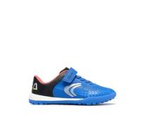 Clarks Boys CICA Goal Kid Blue Combination Trainers,Riptape