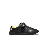 Clarks Boys CICA Goal Kid Bright Coral Combination Trainers,Riptape