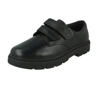Clarks Boys Clarks Chunky Sole School Shoes Lorcam Loop K - Black Leather - UK 13.5 Child - F