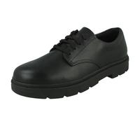 Clarks Boys Clarks Chunky Sole School Shoes Lorcam Loop Y - Black Leather - UK 6.5 Child - H