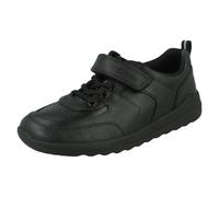 Clarks Boys Clarks Elasticated Lace School Shoes Daze Bright K - Black Leather - UK 2.5 Child - G