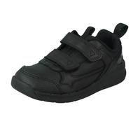 (Black, UK 10 Child) Boys Clarks Hook & Loop Casual Trainers Orbit Sprint