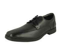 Clarks Boys Clarks Lace Up School Shoes Scala Step Y - Black Leather - UK 8 Junior - F