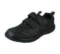 Clarks Boys Clarks School Shoes Scooter Run - Black Leather - UK 1.5 Child - H