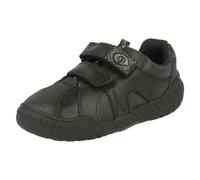 Clarks Boys Clarks School Shoes Stomp Roar - Black Leather - UK 7 Infant - E