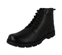 Clarks Boys Clarks Smart Biker Style Ankle Boots Heath Mid Y - Black - UK 5 Child - G