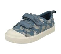 Clarks Boys Clarks Variety Detailed Canvas Shoes City Bright - Blue Multi - UK 12.5 Child - G