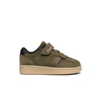 Clarks Boys Cypress Pop Toddler Khaki Trainers,Riptape