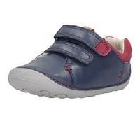 Clarks Boys First Shoes Tiny Toby - Navy Leather - UK Size 2.5F - EU Size 18 - US Size 3M