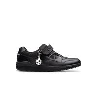 Clarks Boys,Girls,Kids Unisex Daze Kick Kid Black Riptape,School Shoes