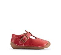 Clarks Boy's Girl's Tiny Skip T. Sneaker, Red, 5 UK Child