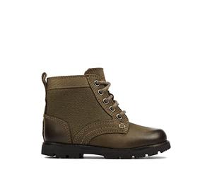Clarks Boy's Heath Chard Ankle Boot, Khaki Leather, 10.5 UK Child