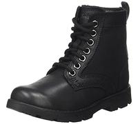 Clarks Boys' Heath Chard K Ankle Boots, Black leather, 9 UK Child