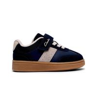 Clarks Boys,Kids Unisex Cypress Step Toddler Navy Combination Trainers,Riptape