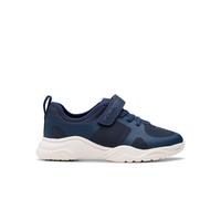 Clarks Boys,Kids Unisex Feather Ath Kid Navy Trainers,Riptape