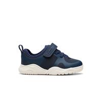 Clarks Boys,Kids Unisex Feather Ath Toddler Navy Trainers,Riptape