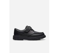 Clarks Boys Lorcam Edge K Oxford Flat, Black Leather, 11 UK