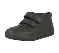 Clarks Boys Hi Top School Shoes Mini Idol - Black Leather - UK Size 7.5F - EU Size 25 - US Size 8M