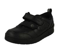Clarks Boys Pokémon Collection By Clarks Pikachu Tail Detailed School Shoes Palmer Mist - Black Leather - UK 10.5 Child - F