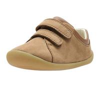 (UK 4.5 Infant, Tan (Brown)) Childrens Boys Girls Clarks Pre-Walking Shoes Roamer Craft - G Fit