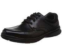 Clarks Cotrell Edge Black leather Mens comfort shoes 3738-58H in a Plain Leather in Size 13