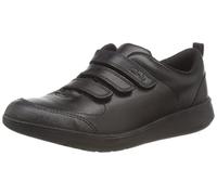 Clarks Boy's Scape Sky K Sneakers, Black Leather, 11.5 UK Child Wide