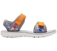 Clarks Boys Surfing Tide K Sandal, Grey Orange, 8 UK Child