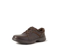 Clarks Men's Bradley Walk Oxford shoe, Brown Tumbled Leather, 6 UK