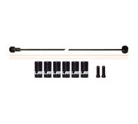 Clarks Cycle Systems Universal Lightweight Alloy Brake Cable Kit, Front & Rear, White
