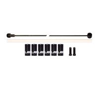 Clarks Cycle Systems Universal Lightweight Alloy Brake Cable Kit, Front & Rear, White
