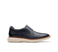 Clarks Brantin Plain Mens Navy Leather, 6