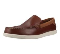 Clarks Bratton Loafer Mens Dark Tan Lea, 10