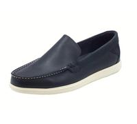Clarks for man. 26181278 Bratton Loafer navy leather shoes (41.5), Flat, Laces, None, Casual